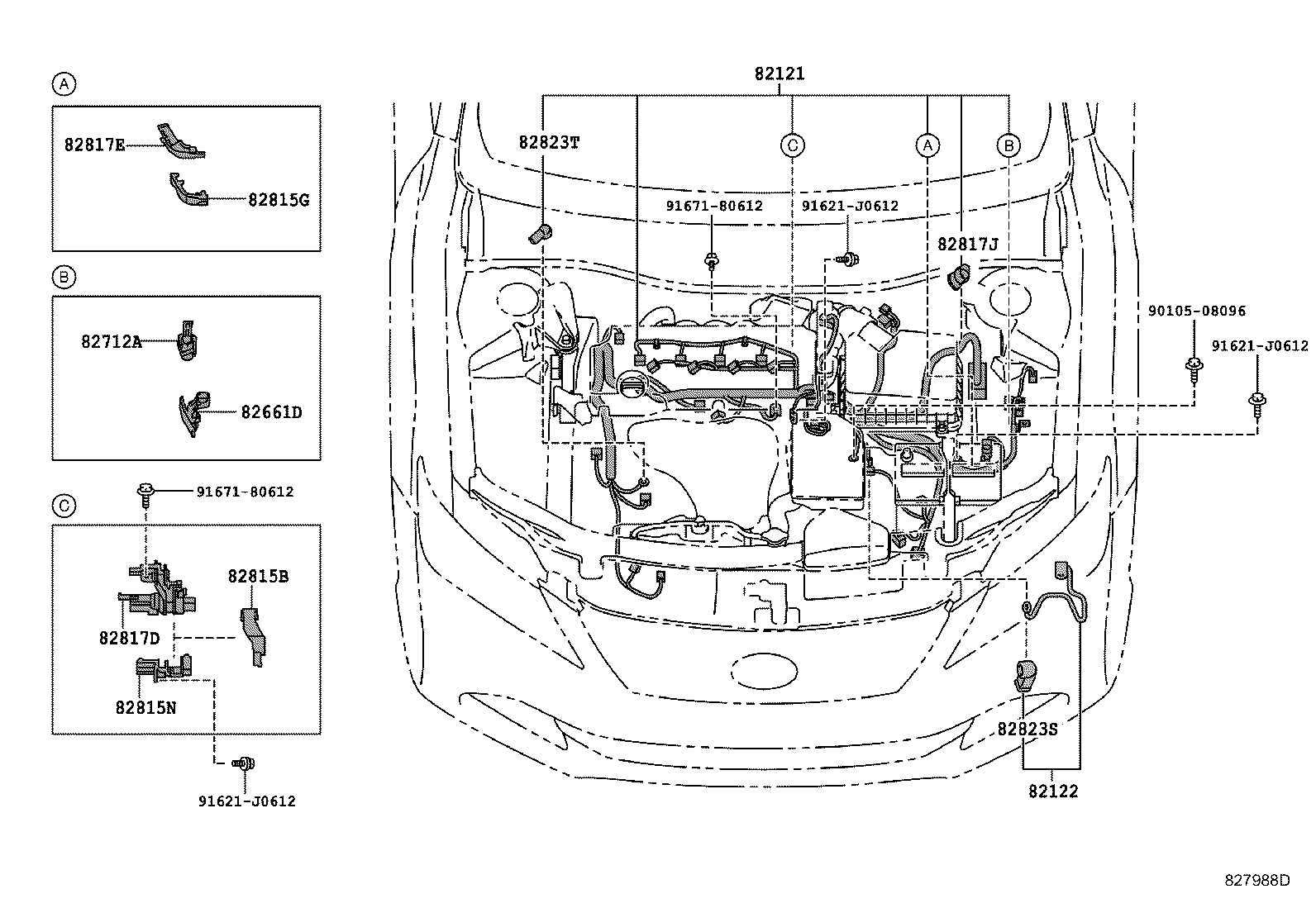 82121-06F00 WIRE, ENGINE product image