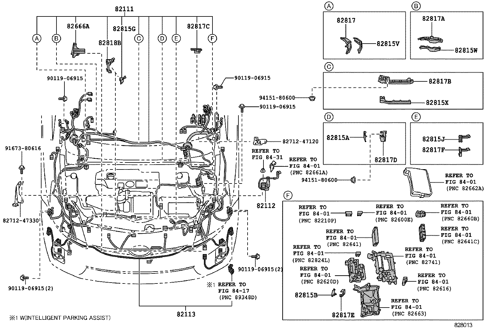 82111-47C91 WIRE, ENGINE ROOM MAIN product image