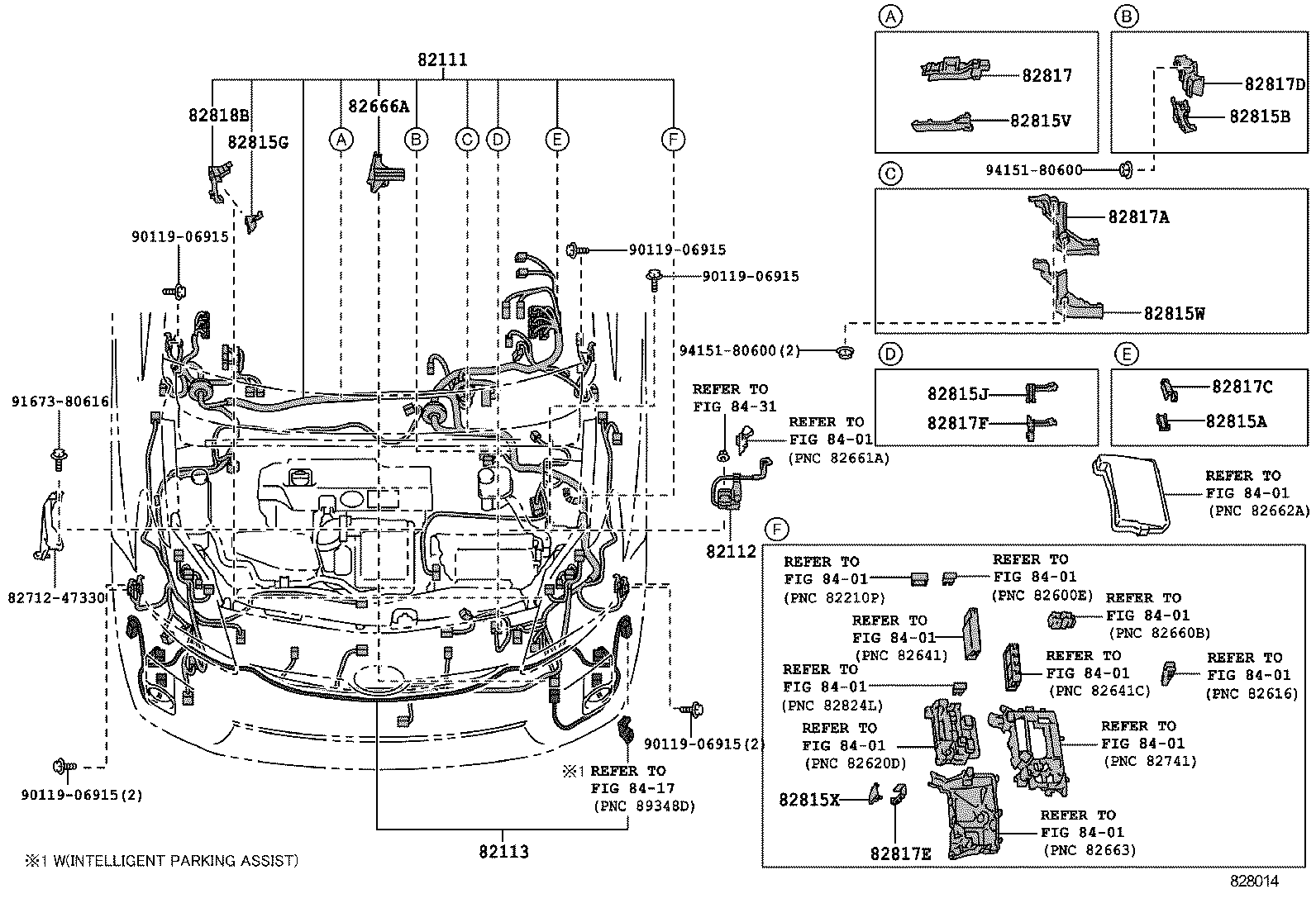 82111-47C91 WIRE, ENGINE ROOM MAIN product image