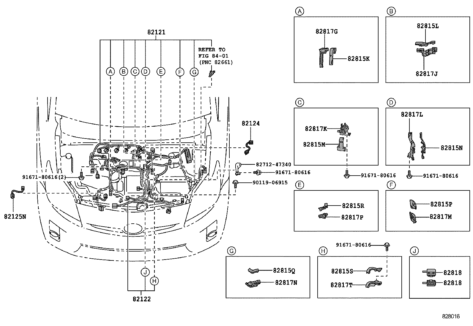 82111-47C91 WIRE, ENGINE ROOM MAIN product image