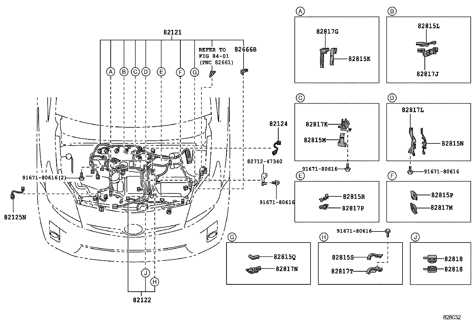 82192-47070 WIRE, FRONT SEAT, LH product image