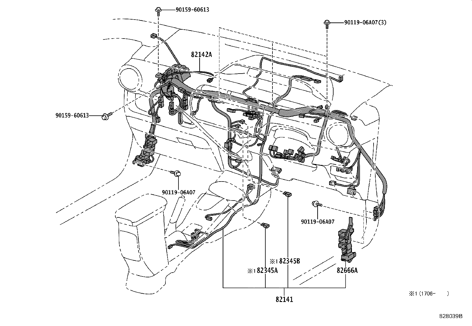 82167-52030 WIRE, SEAT, NO.1 product image