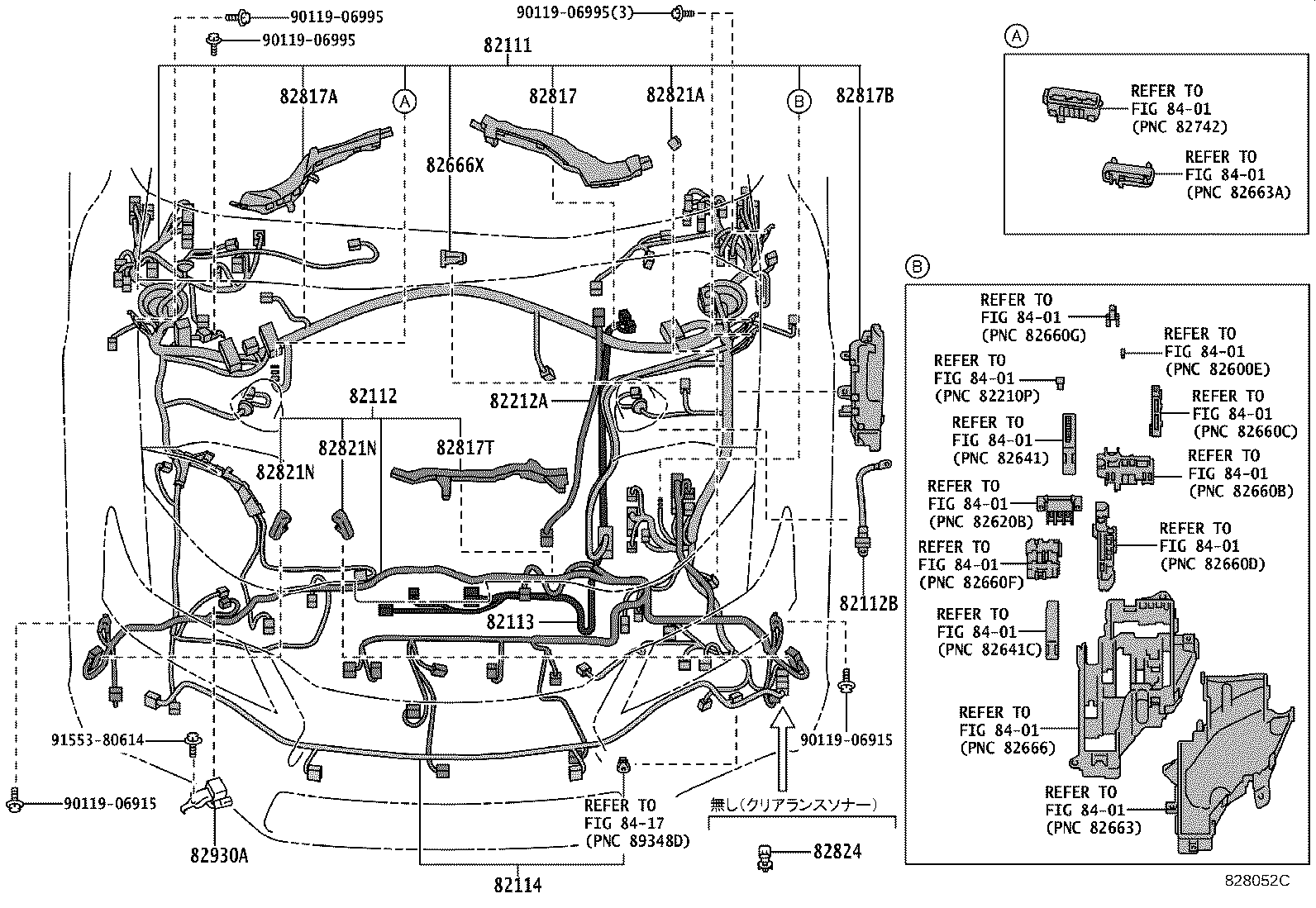 82142-30140 WIRE, INSTRUMENT PANEL, NO.2 product image
