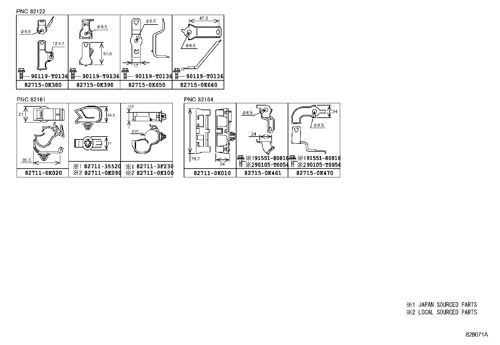 82152-0KA20 WIRE, FRONT DOOR, LH product image