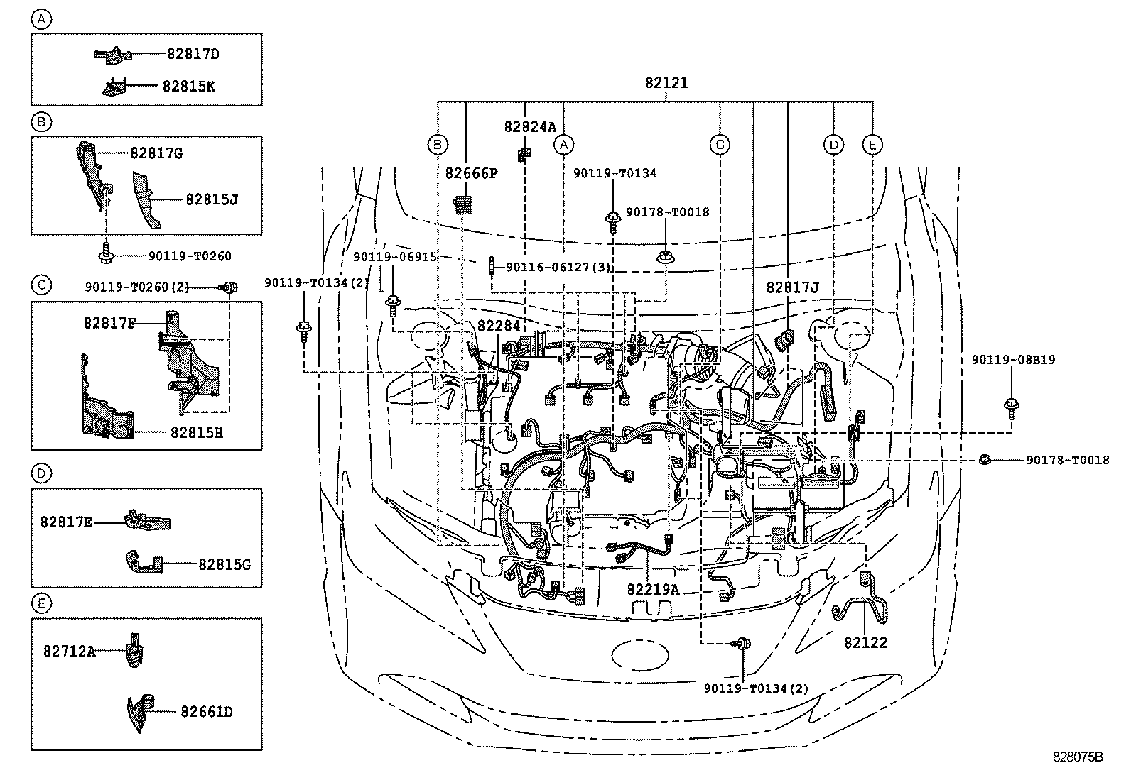 82121-06D30 WIRE, ENGINE product image