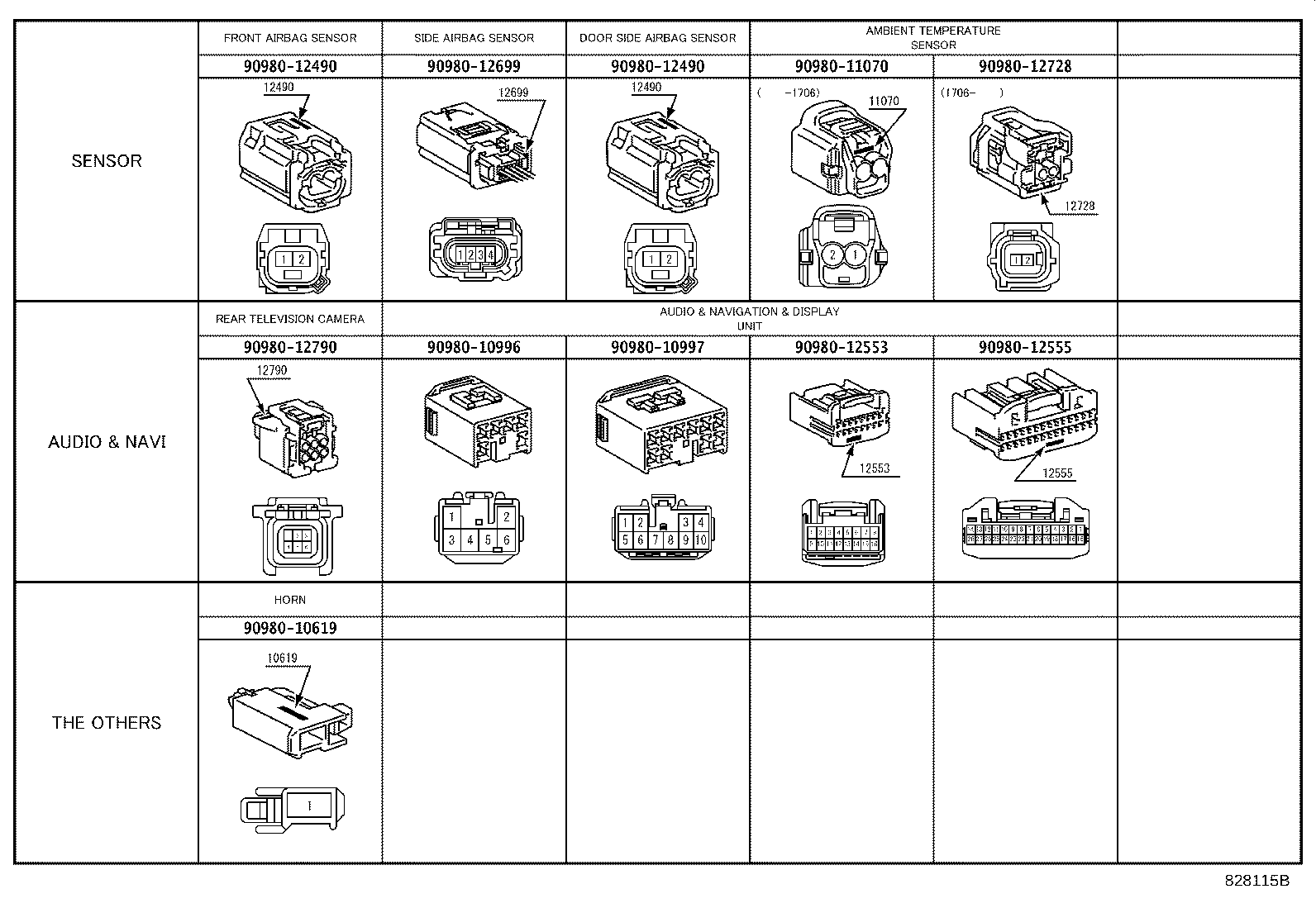 82140-52060 WIRE, INSTRUMENT PANEL, NO.2 product image