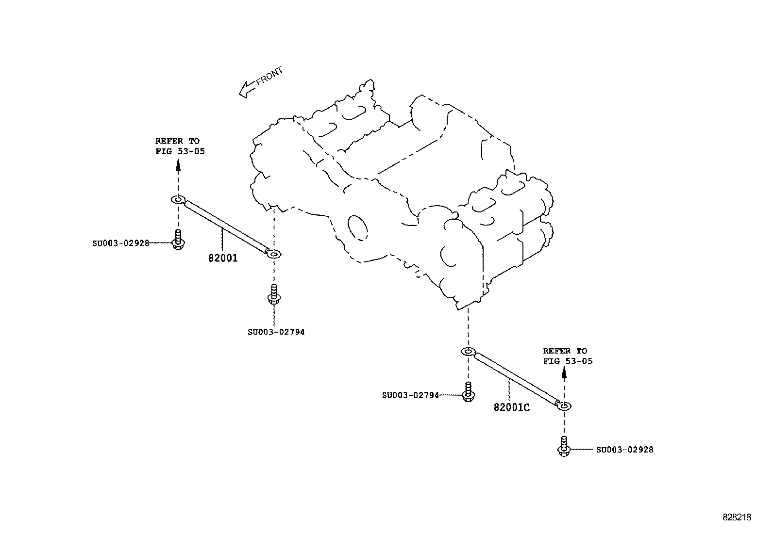 82233-WY010 WIRE, ENGINE ROOM, NO.2 product image
