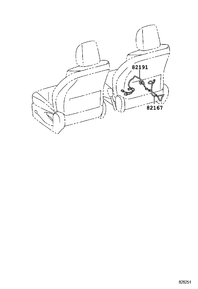 82142-47290 WIRE, INSTRUMENT PANEL, NO.2 product image