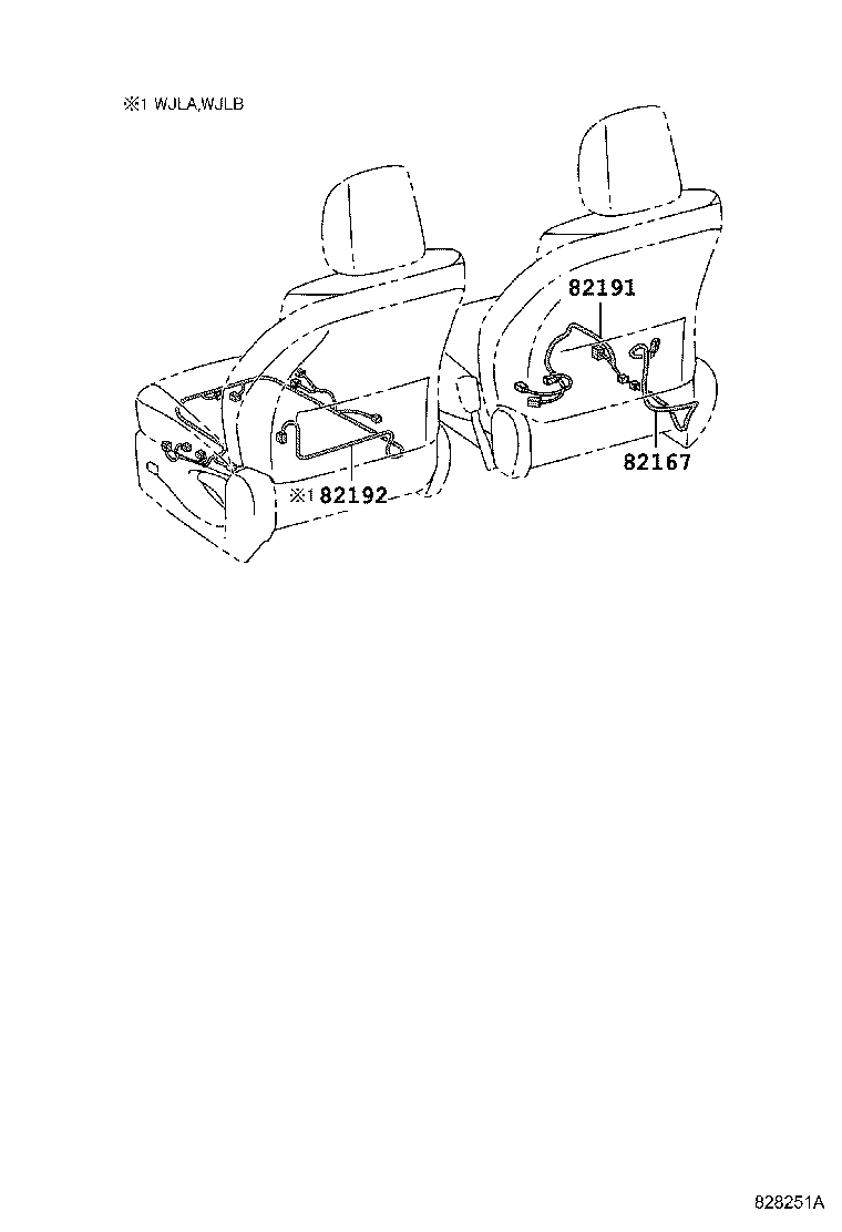 82113-47260 WIRE, ENGINE ROOM, NO.3 product image