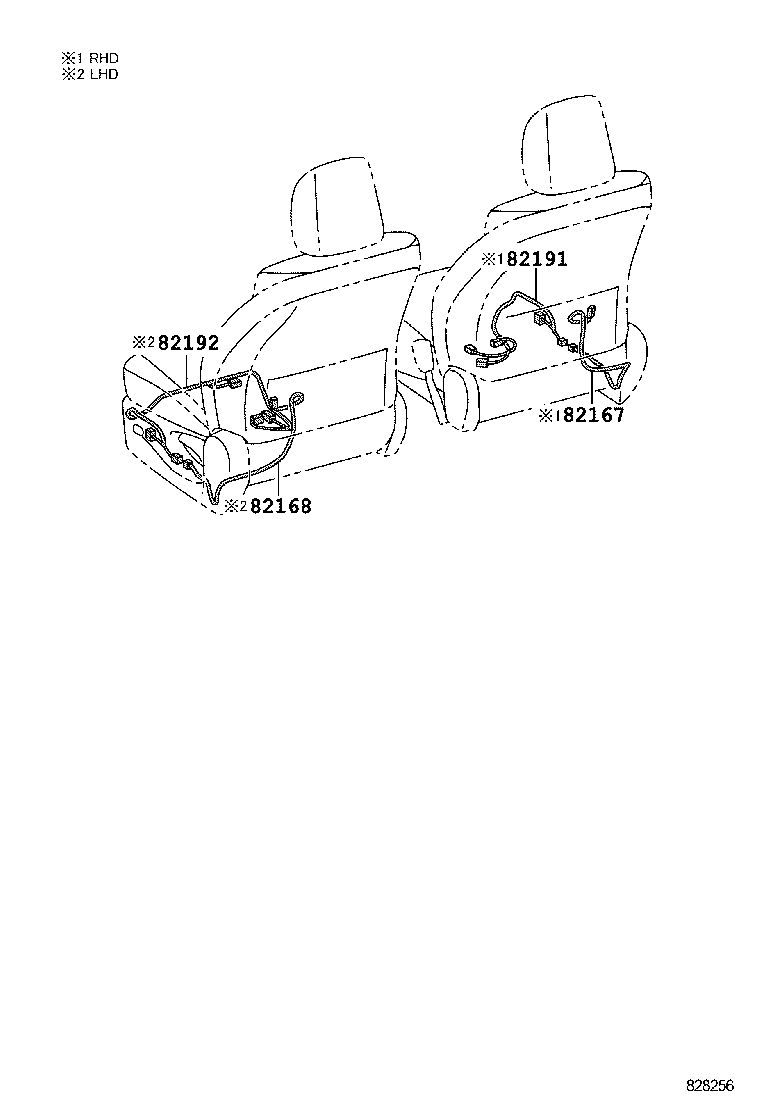 82142-47220 WIRE, INSTRUMENT PANEL, NO.2 product image