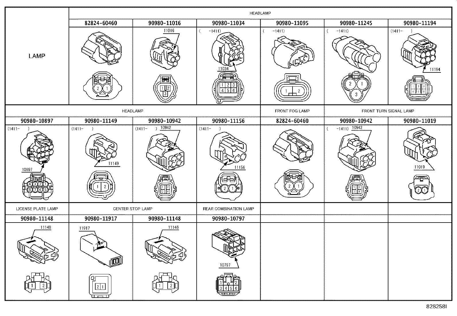 82142-47220 WIRE, INSTRUMENT PANEL, NO.2 product image