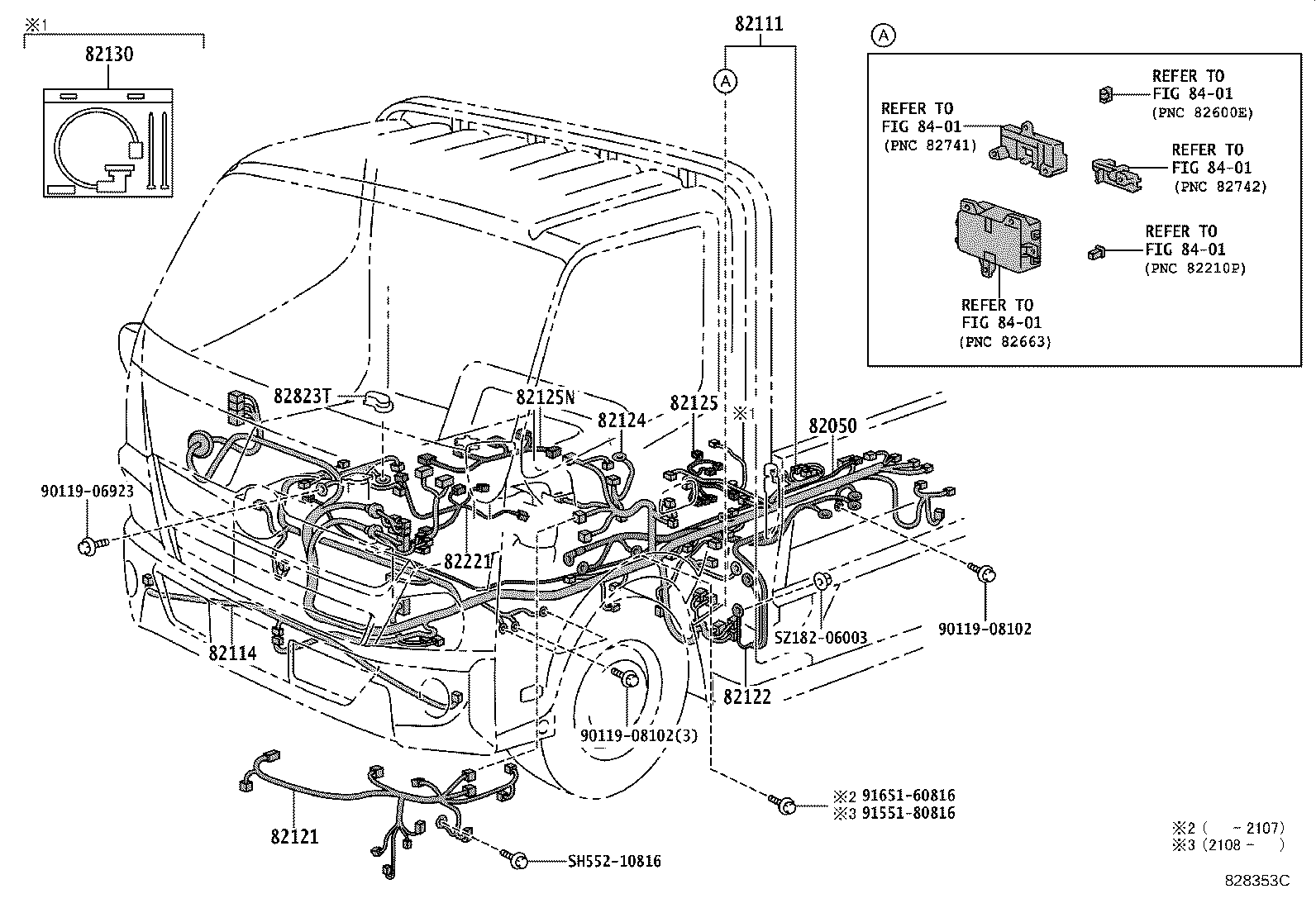 82817-37320 PROTECTOR, WIRING HARNESS, NO.2 product image