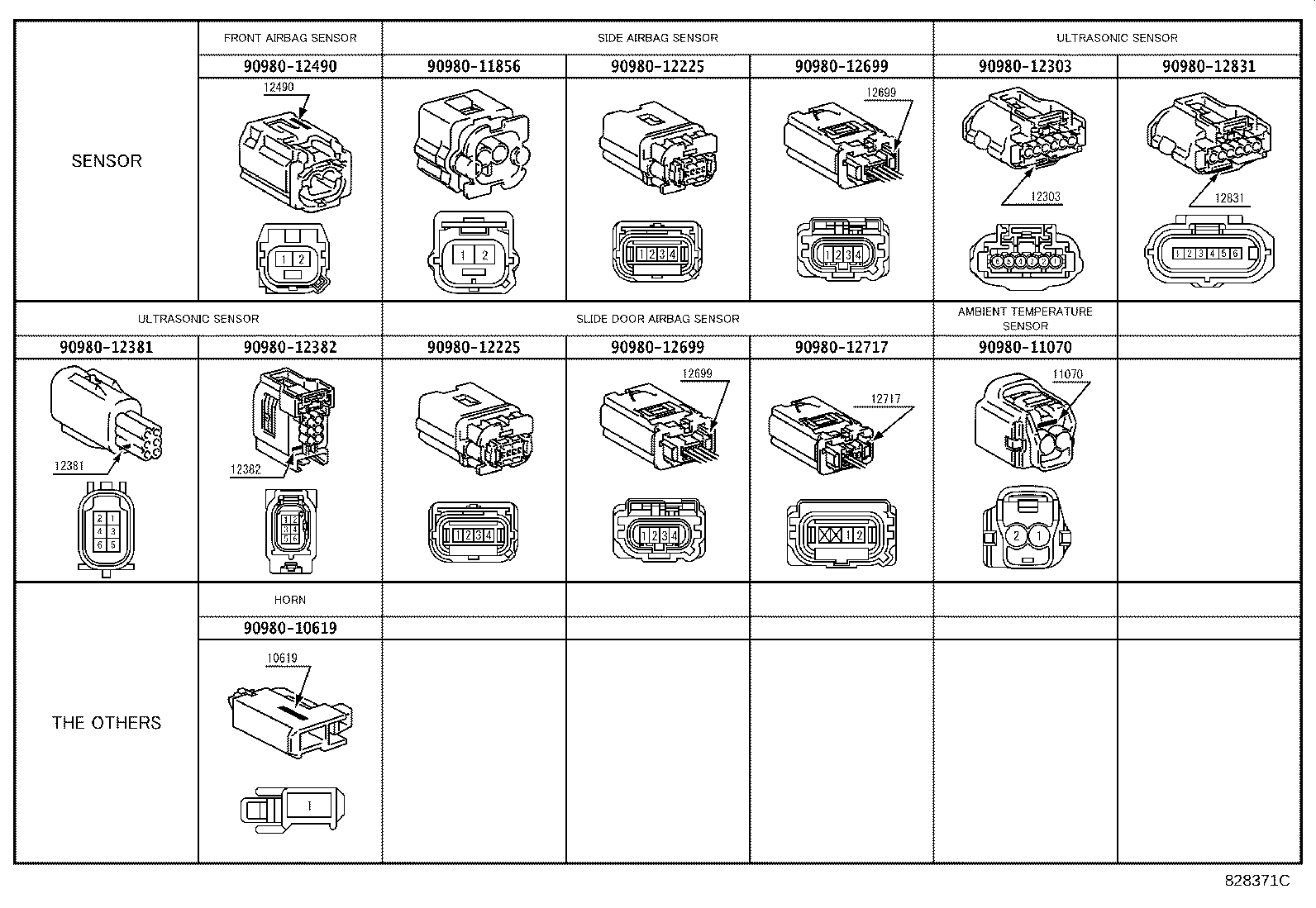 82142-28040 WIRE, INSTRUMENT PANEL, NO.2 product image