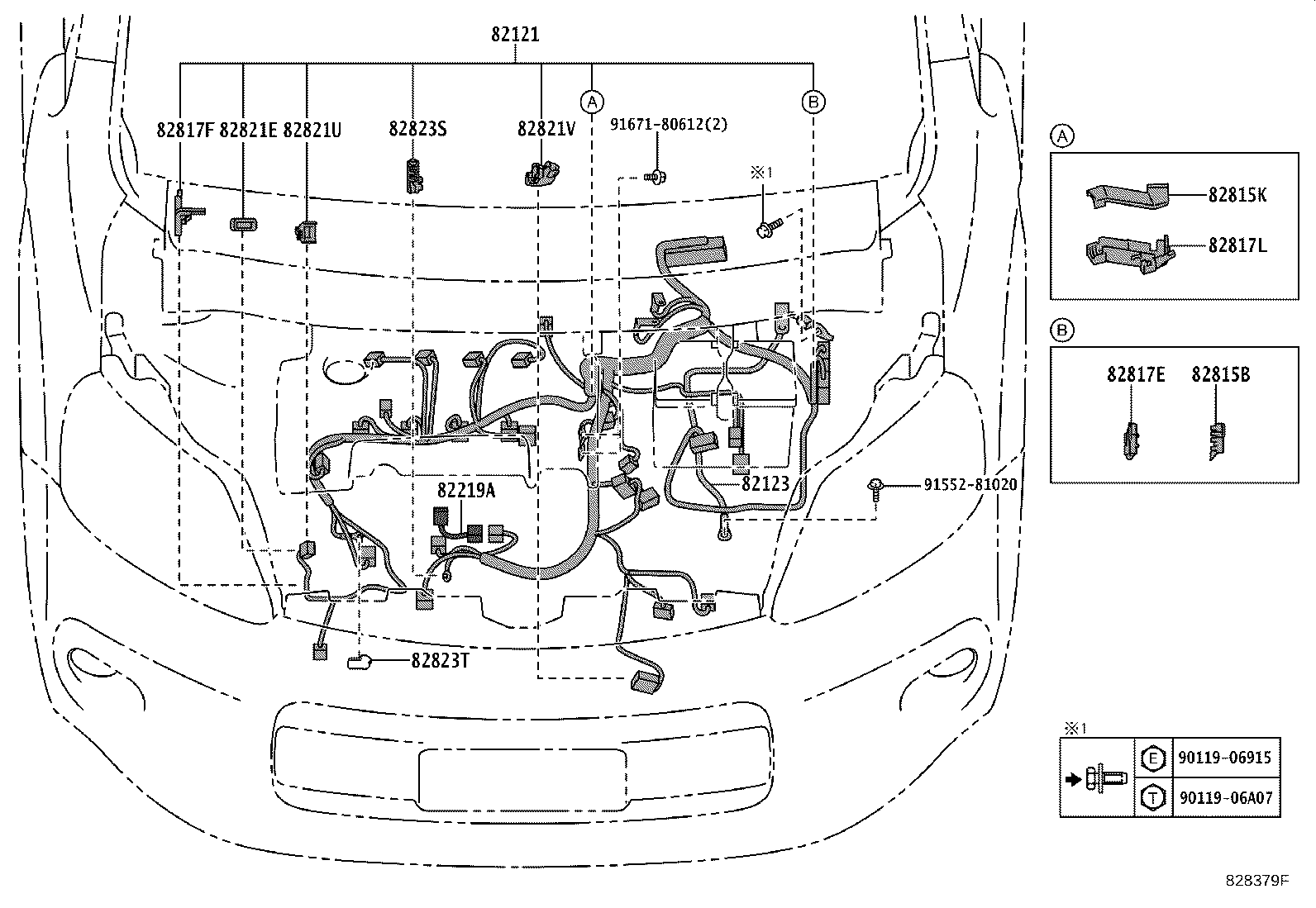 82167-52041 WIRE, SEAT, NO.1 product image
