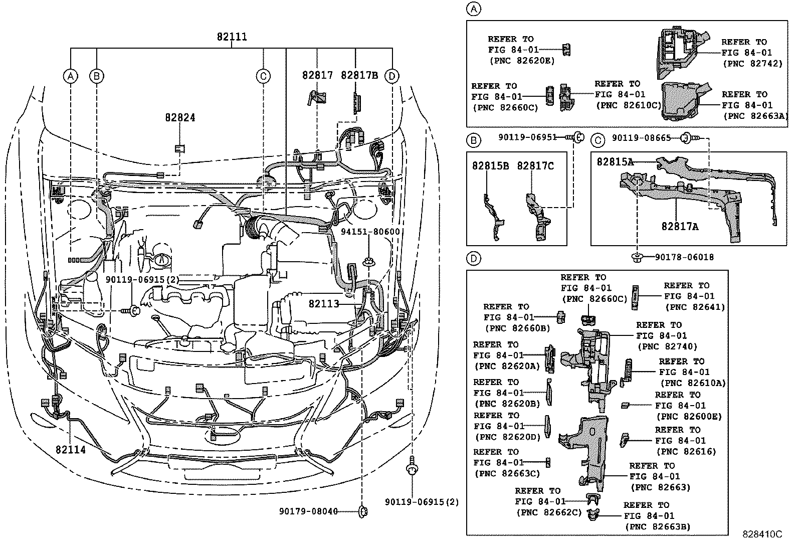 82817-33G00 PROTECTOR, WIRING HARNESS, NO.4 product image