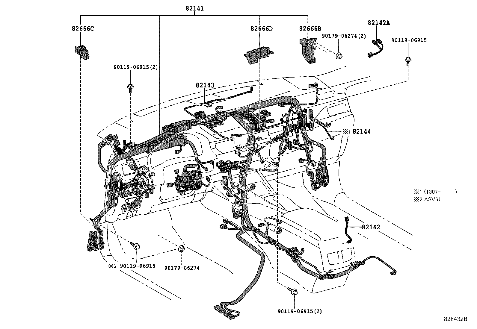 82817-33G00 PROTECTOR, WIRING HARNESS, NO.4 product image