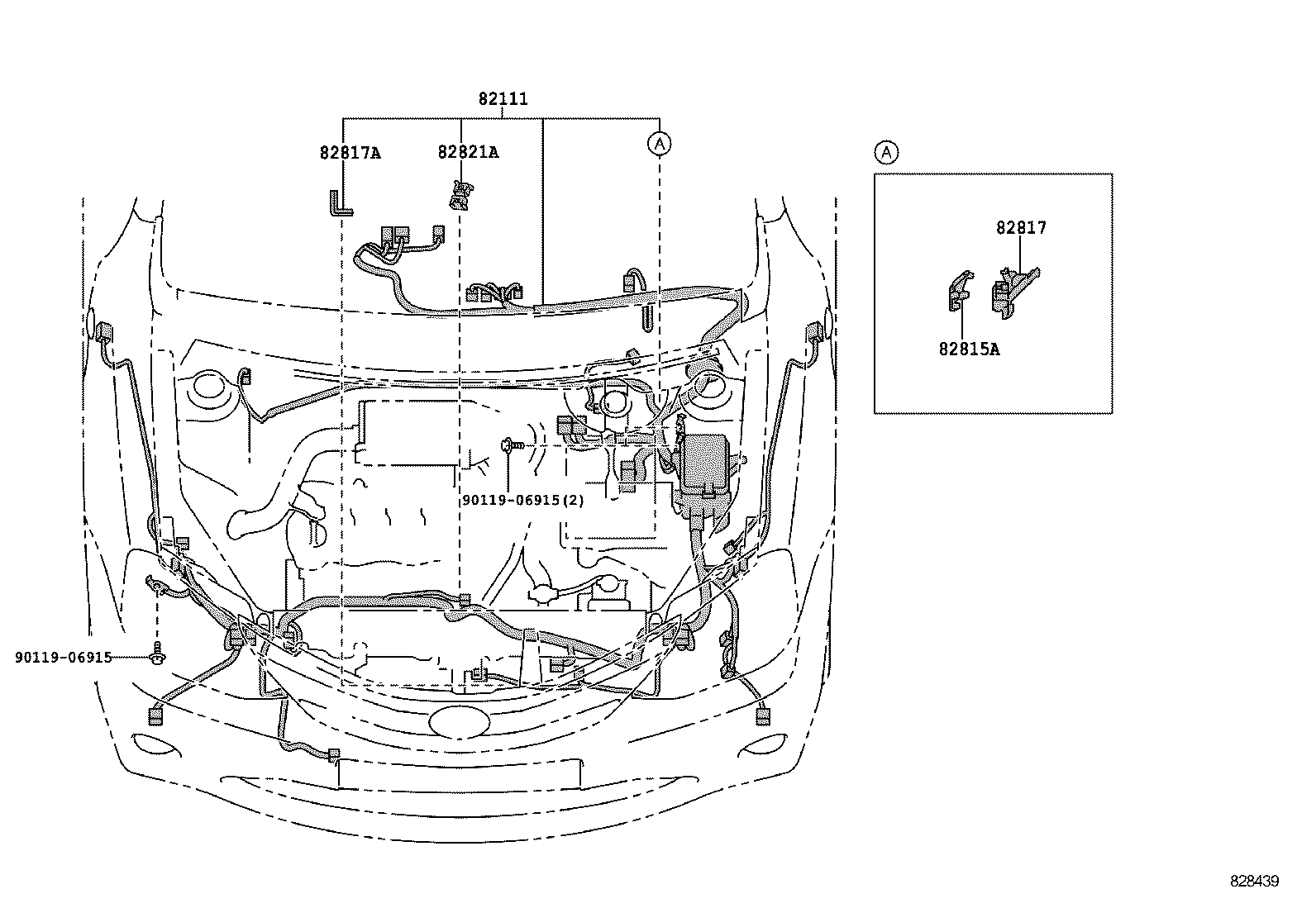 82121-0DM10 WIRE, ENGINE product image