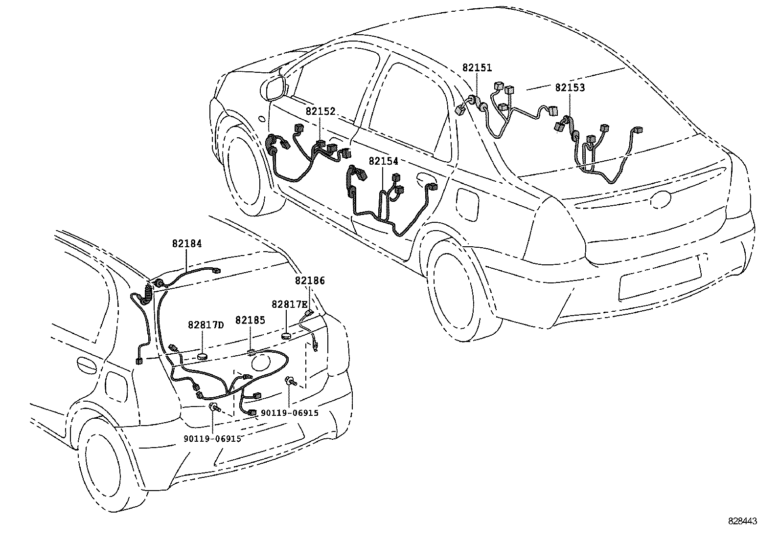 82121-0DM10 WIRE, ENGINE product image