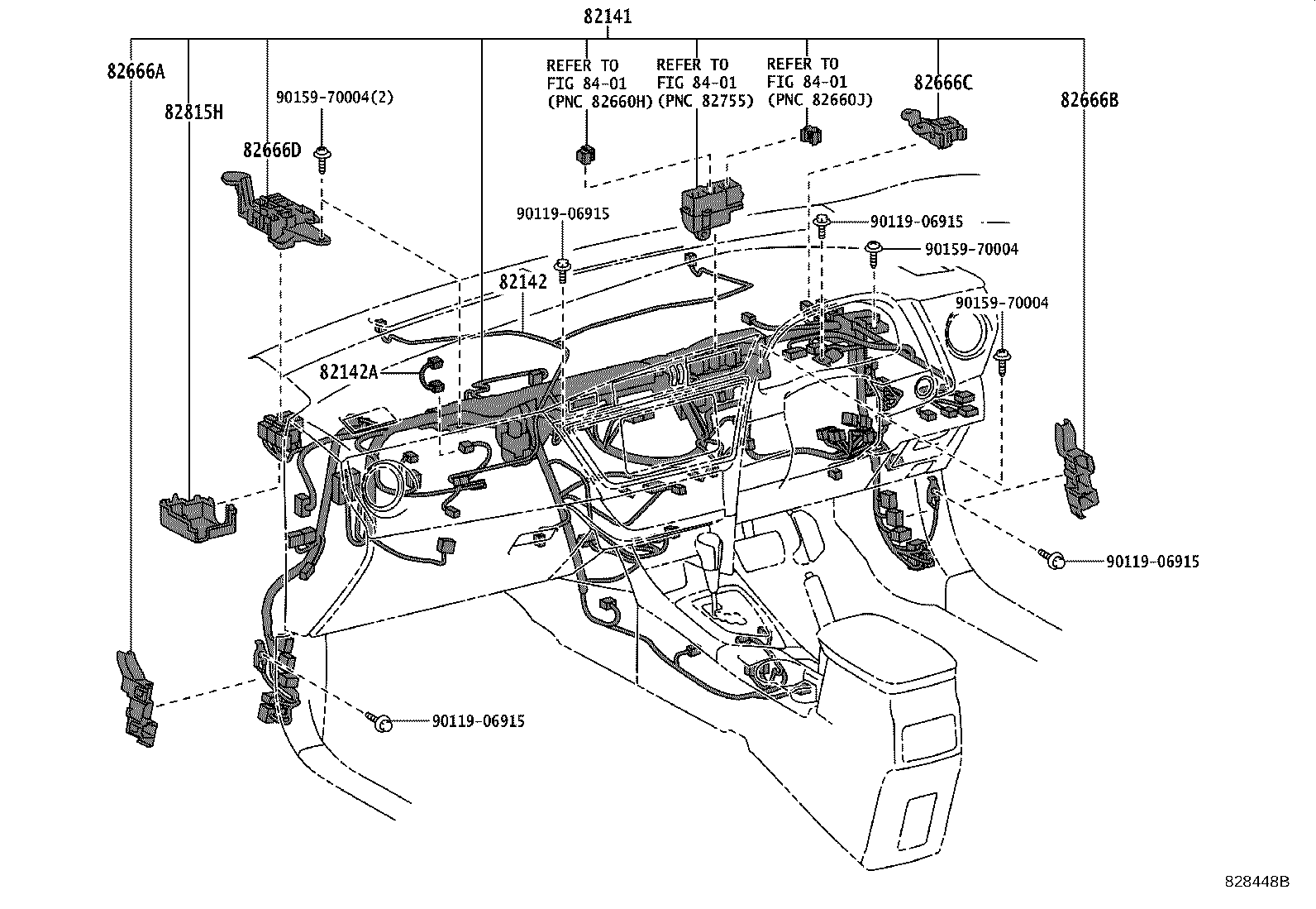 82121-12P90 WIRE, ENGINE product image