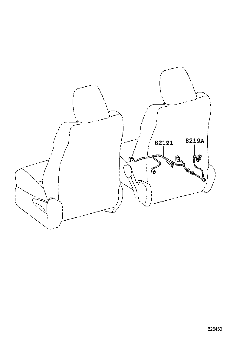 82142-12540 WIRE, INSTRUMENT PANEL, NO.2 product image
