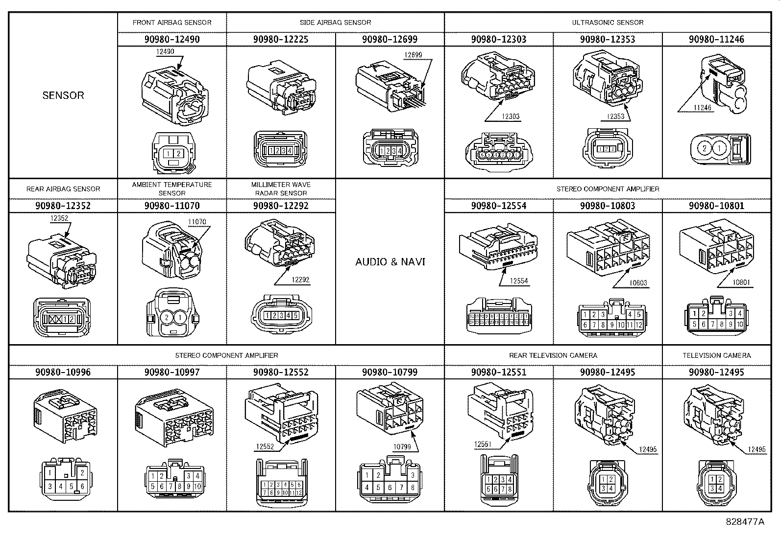 82817-48A90 PROTECTOR, WIRING HARNESS, NO.2 product image