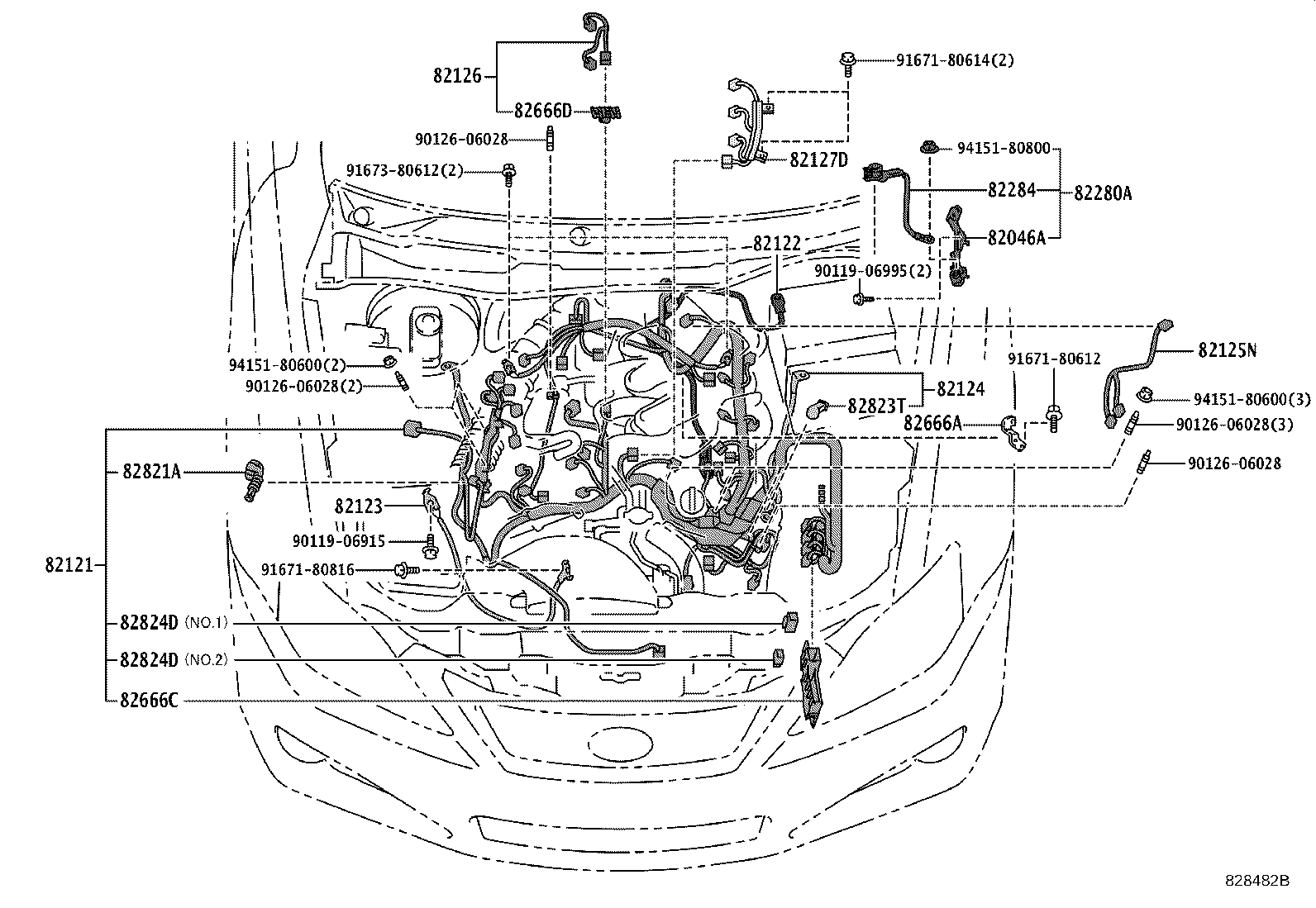 82111-53E02 WIRE, ENGINE ROOM MAIN product image