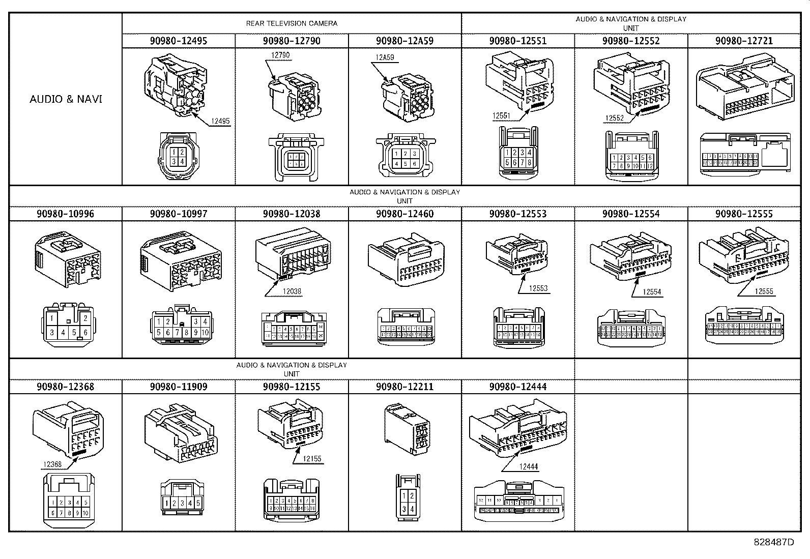 82142-76680 WIRE, INSTRUMENT PANEL, NO.2 product image