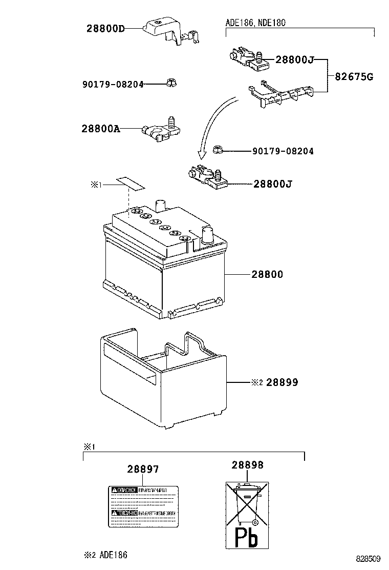 28899-47010 INSULATOR, BATTERY product image