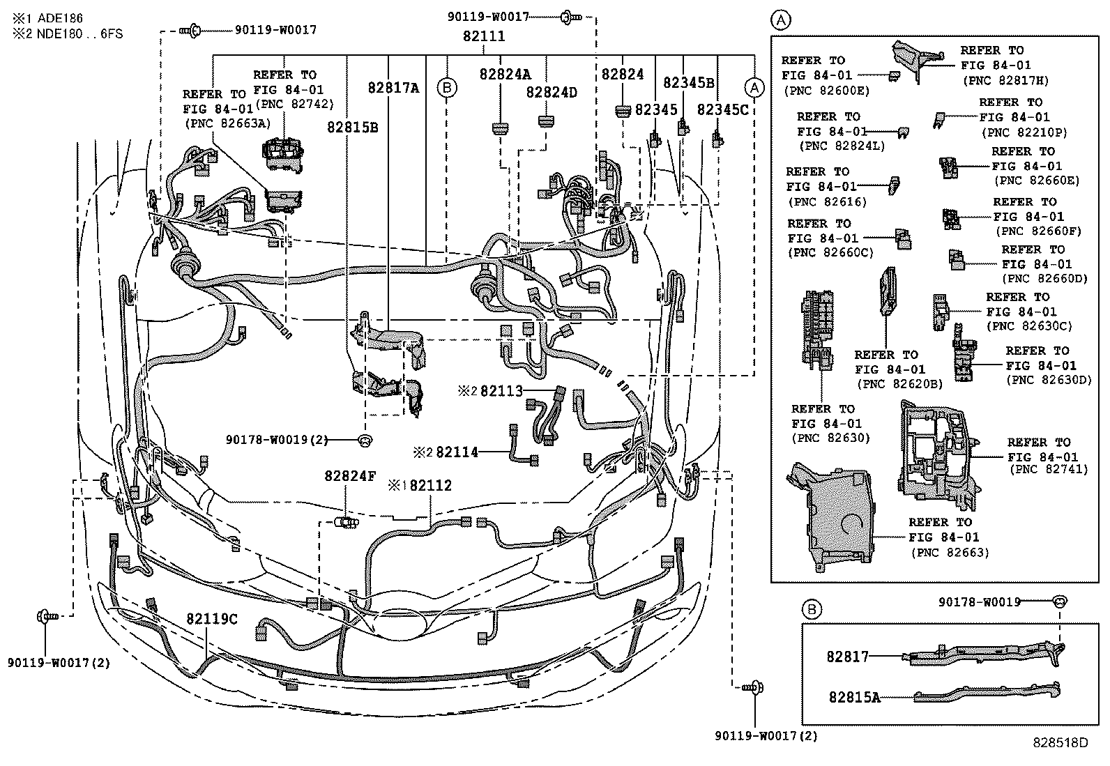82817-02890 PROTECTOR, WIRING HARNESS, NO.13 product image