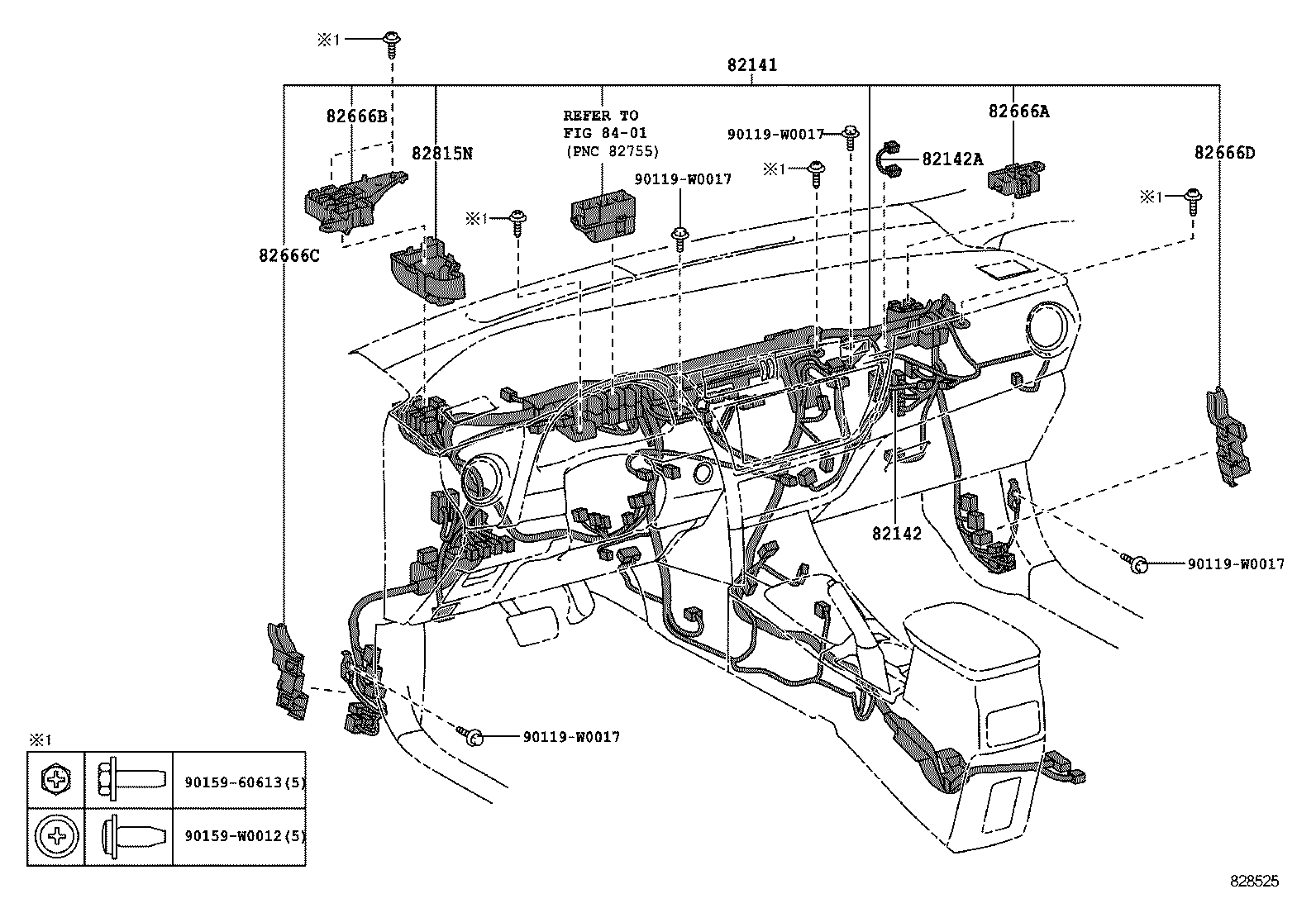 82154-02C20 WIRE, REAR DOOR, NO.2 product image