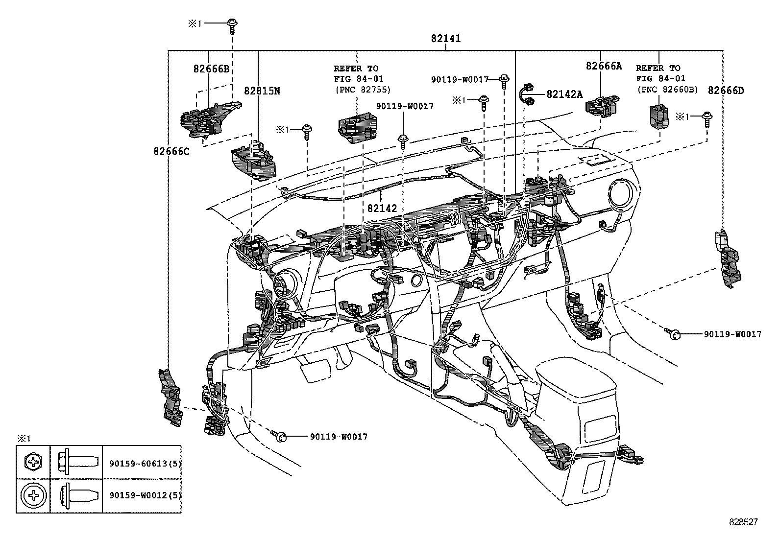 82817-02890 PROTECTOR, WIRING HARNESS, NO.13 product image
