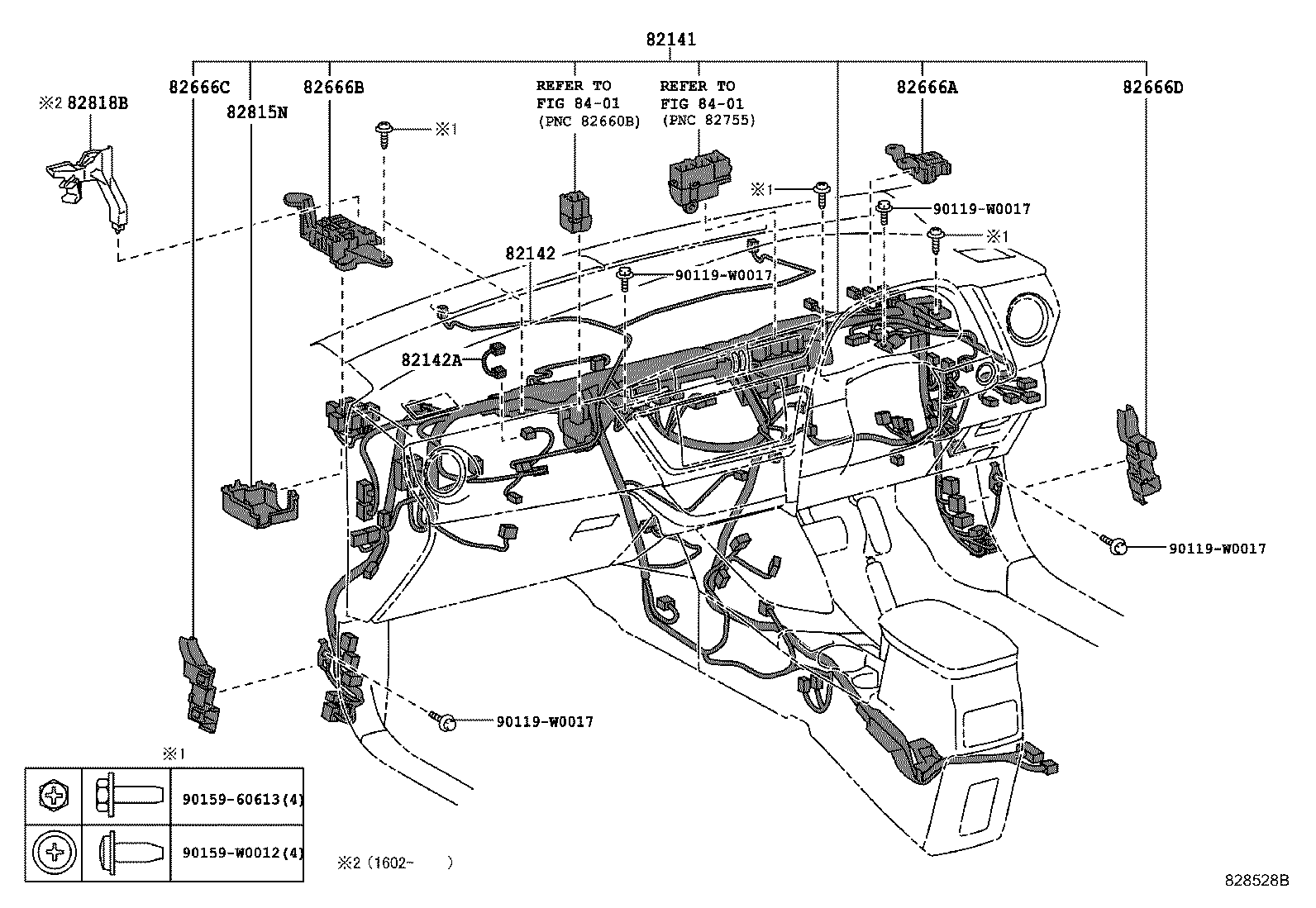 82817-02890 PROTECTOR, WIRING HARNESS, NO.13 product image