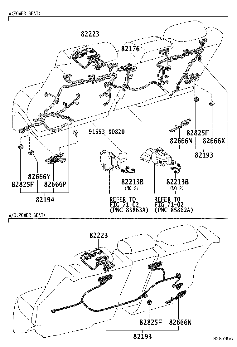 82142-50090 WIRE, INSTRUMENT PANEL, NO.2 product image