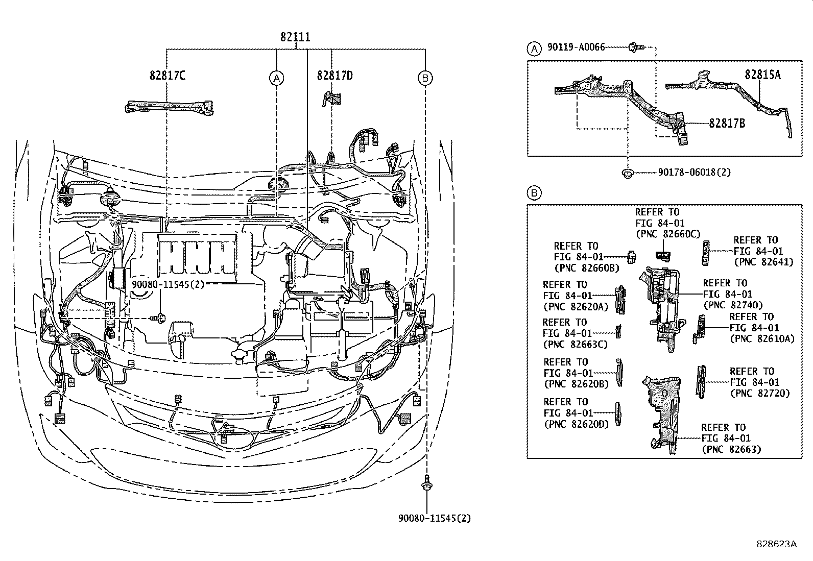 Toyota 82181-07191 WIRE, LUGGAGE ROOM, NO.1