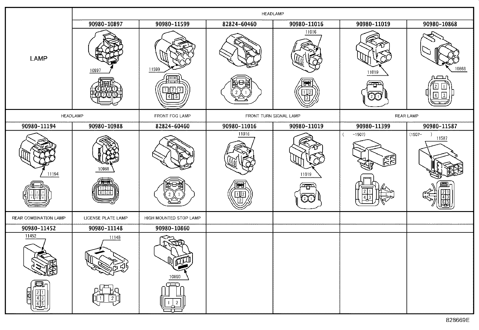 82817-33G00 PROTECTOR, WIRING HARNESS, NO.4 product image