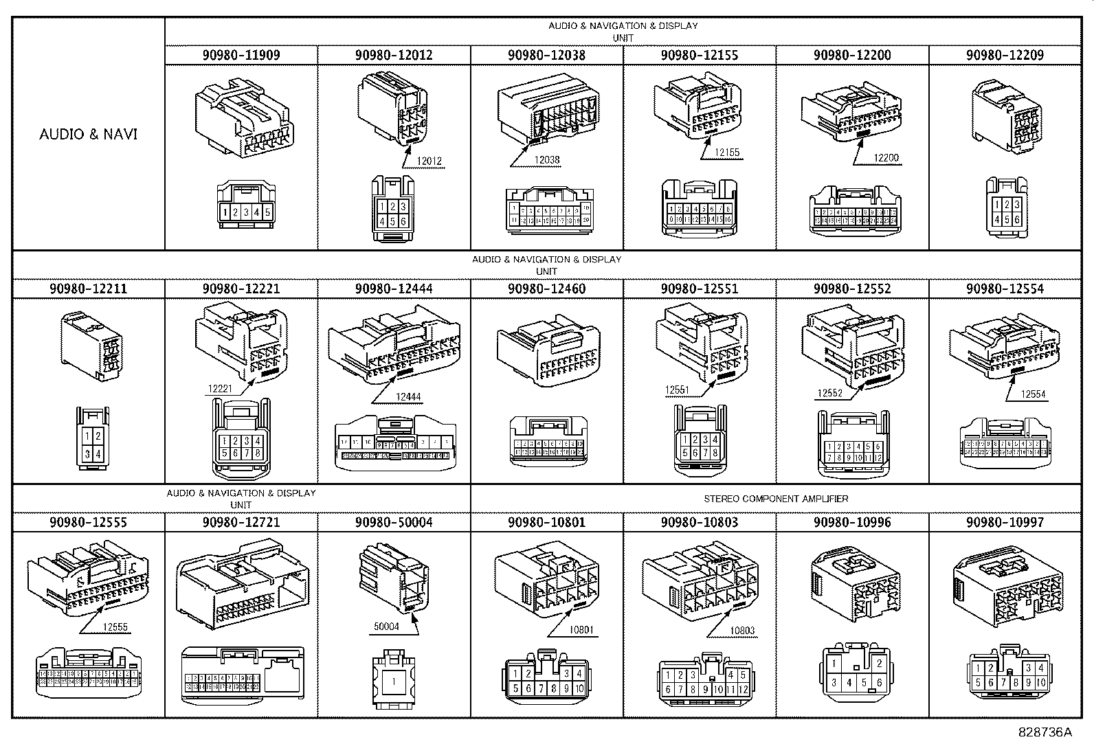 82112-53290 WIRE, ENGINE ROOM, NO.2 product image