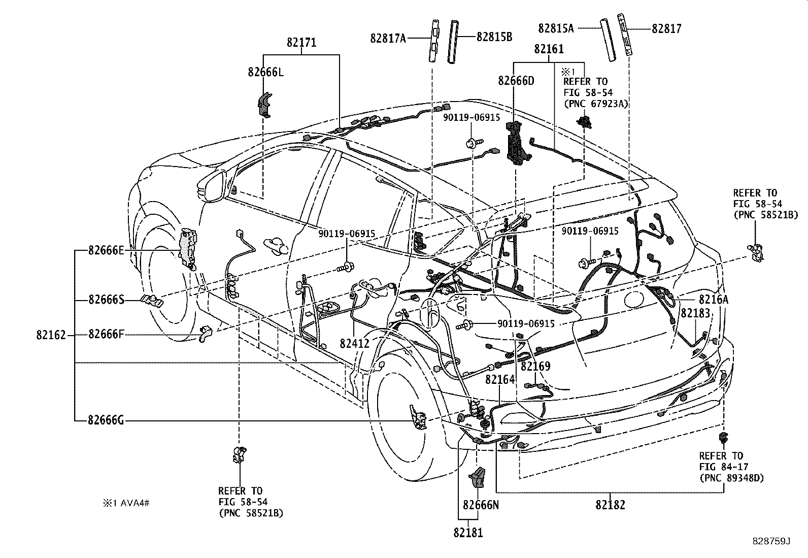 82817-42580 PROTECTOR, WIRING HARNESS, NO.11 product image