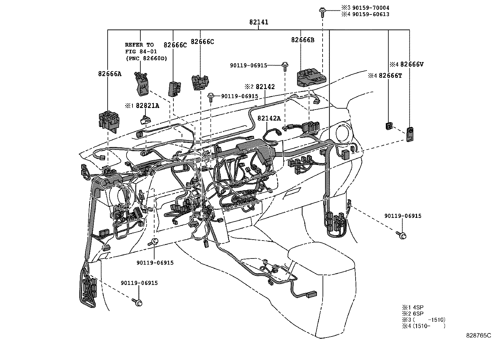 82817-42580 PROTECTOR, WIRING HARNESS, NO.11 product image