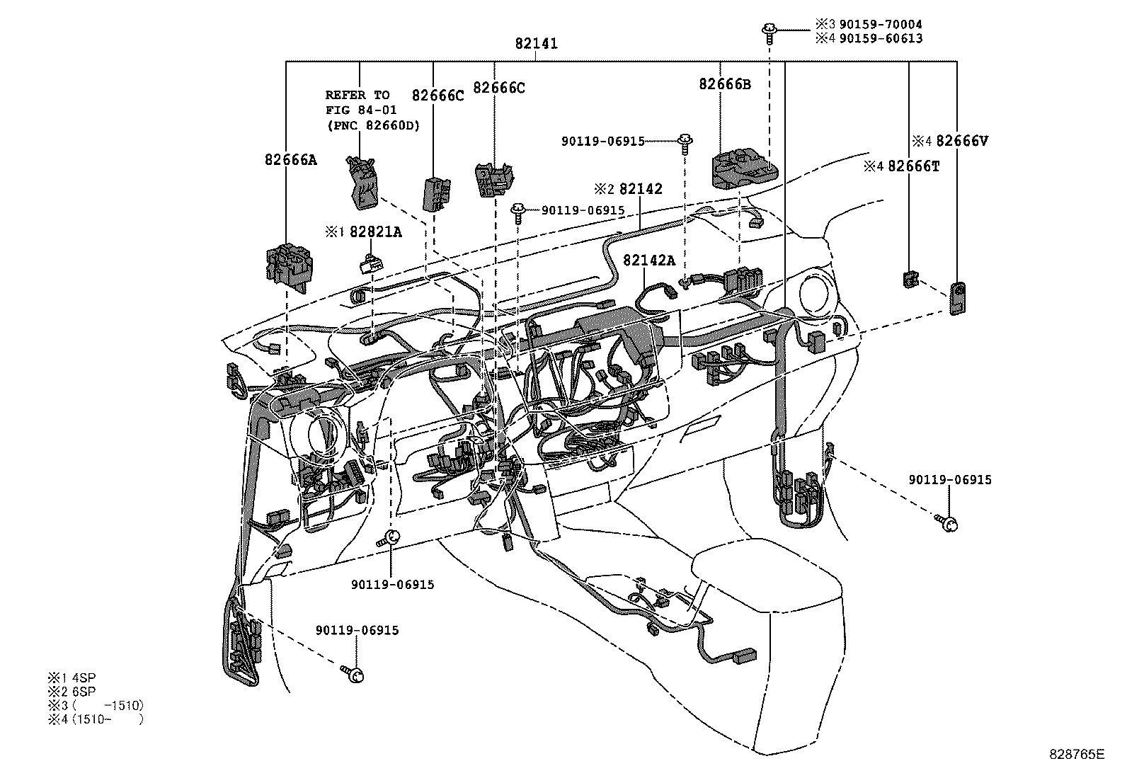 82817-42850 PROTECTOR, WIRING HARNESS, NO.2 product image