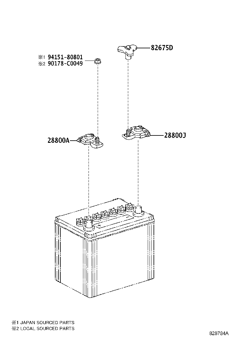 82675-36080 TERMINAL, JUNCTION product image