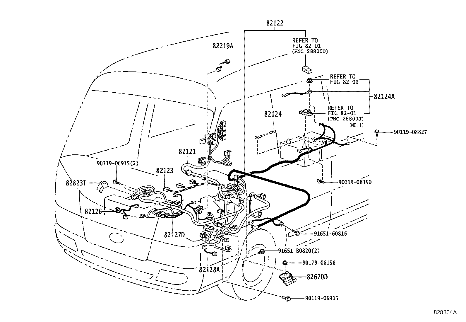 82817-36280 PROTECTOR, WIRING HARNESS, NO.1 product image