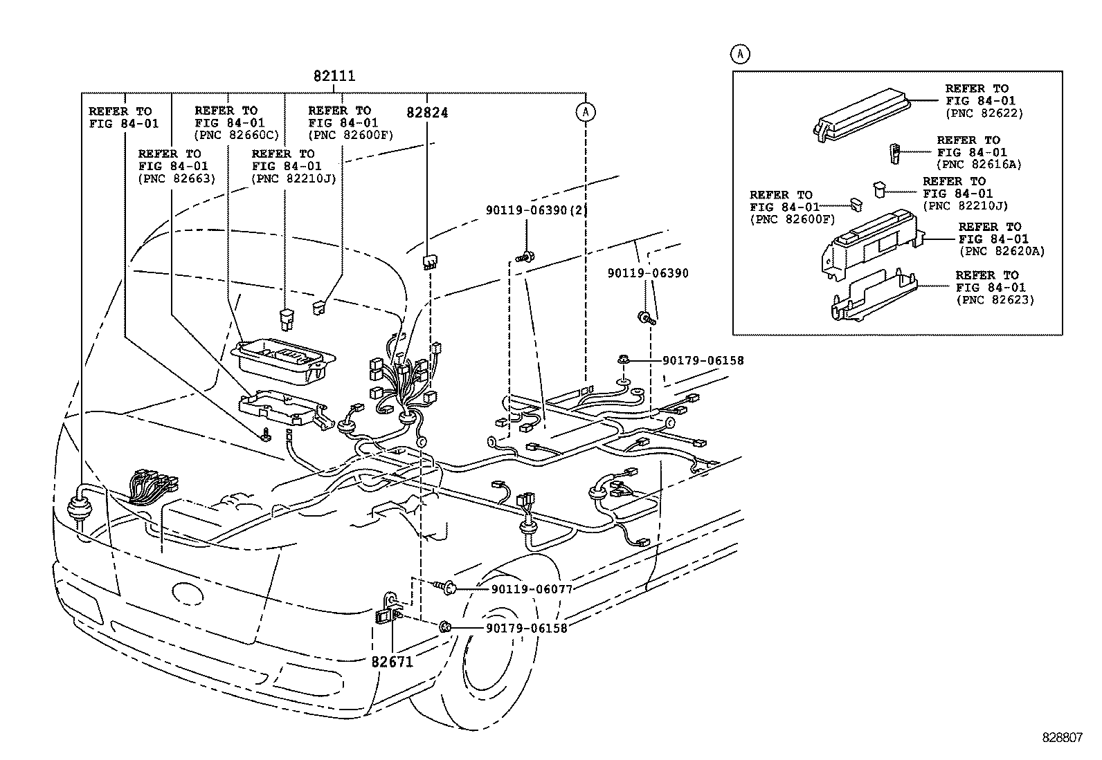 82817-36280 PROTECTOR, WIRING HARNESS, NO.1 product image