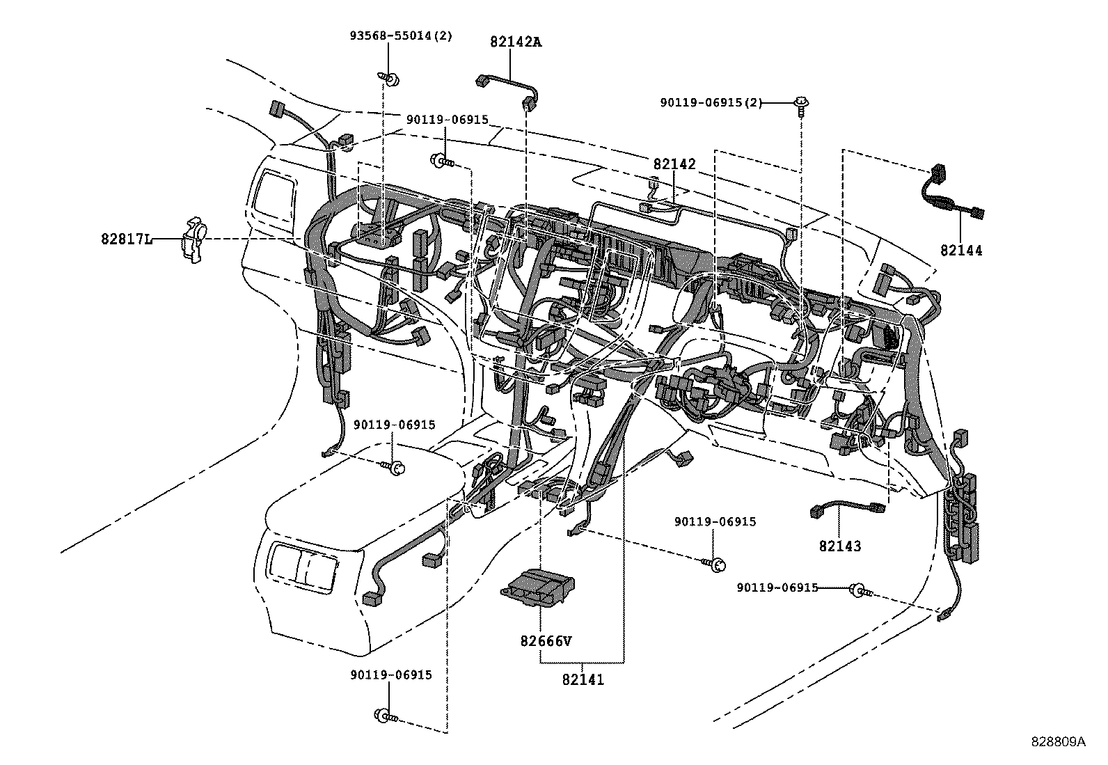 82817-3AC20 PROTECTOR, WIRING HARNESS, NO.1 product image