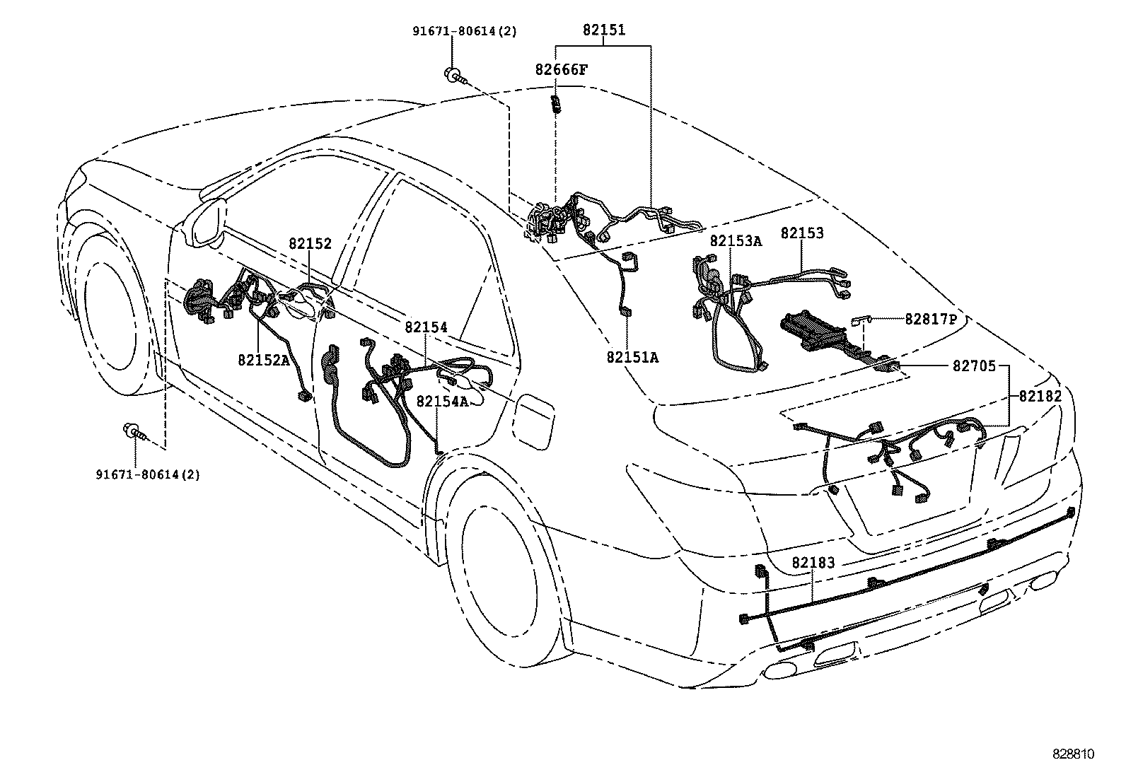 82817-3AC20 PROTECTOR, WIRING HARNESS, NO.1 product image