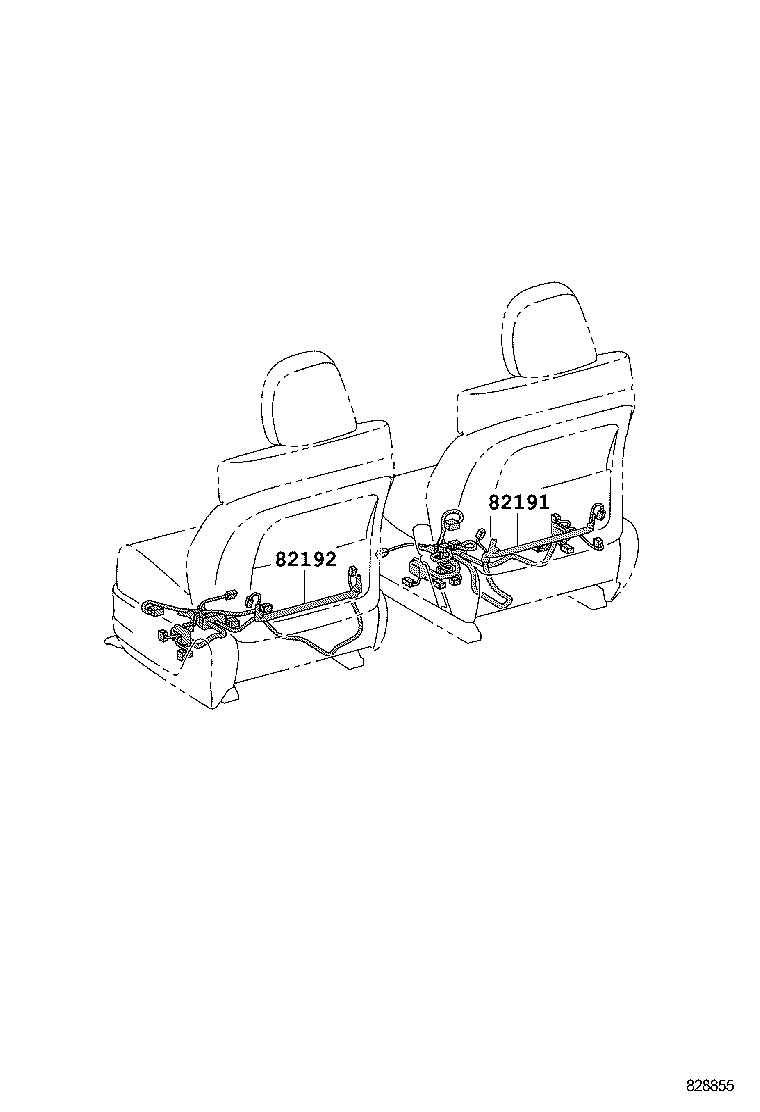 82142-0T192 WIRE, INSTRUMENT PANEL, NO.2 product image