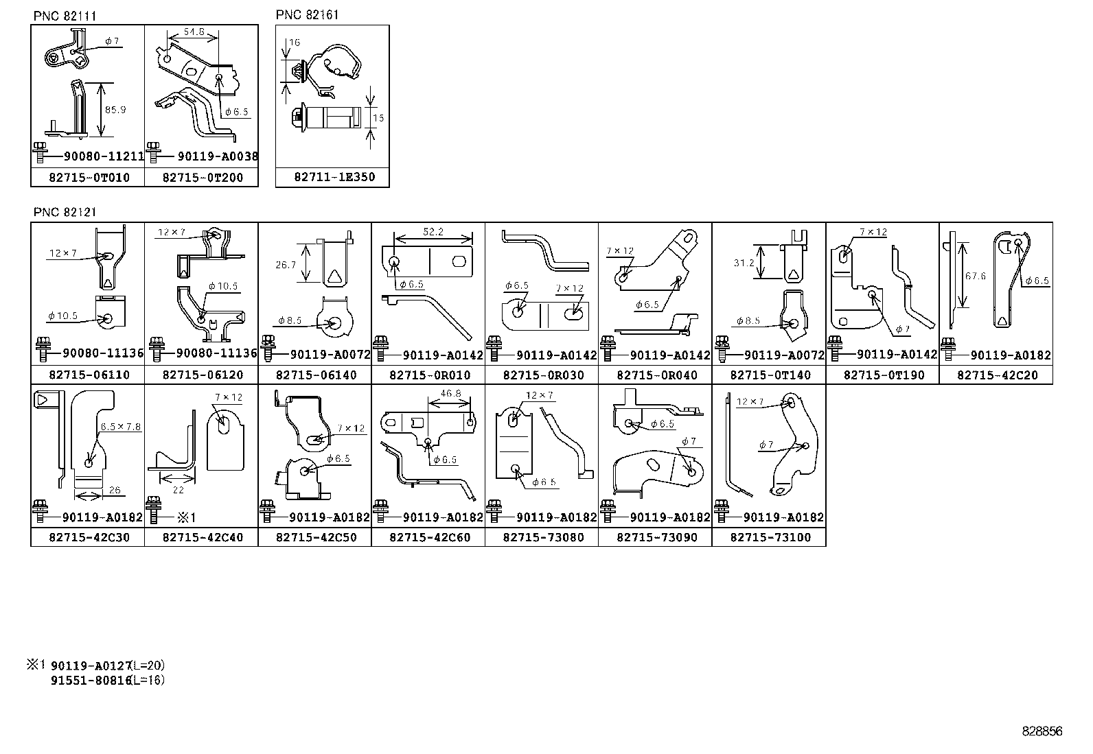 82142-0T192 WIRE, INSTRUMENT PANEL, NO.2 product image
