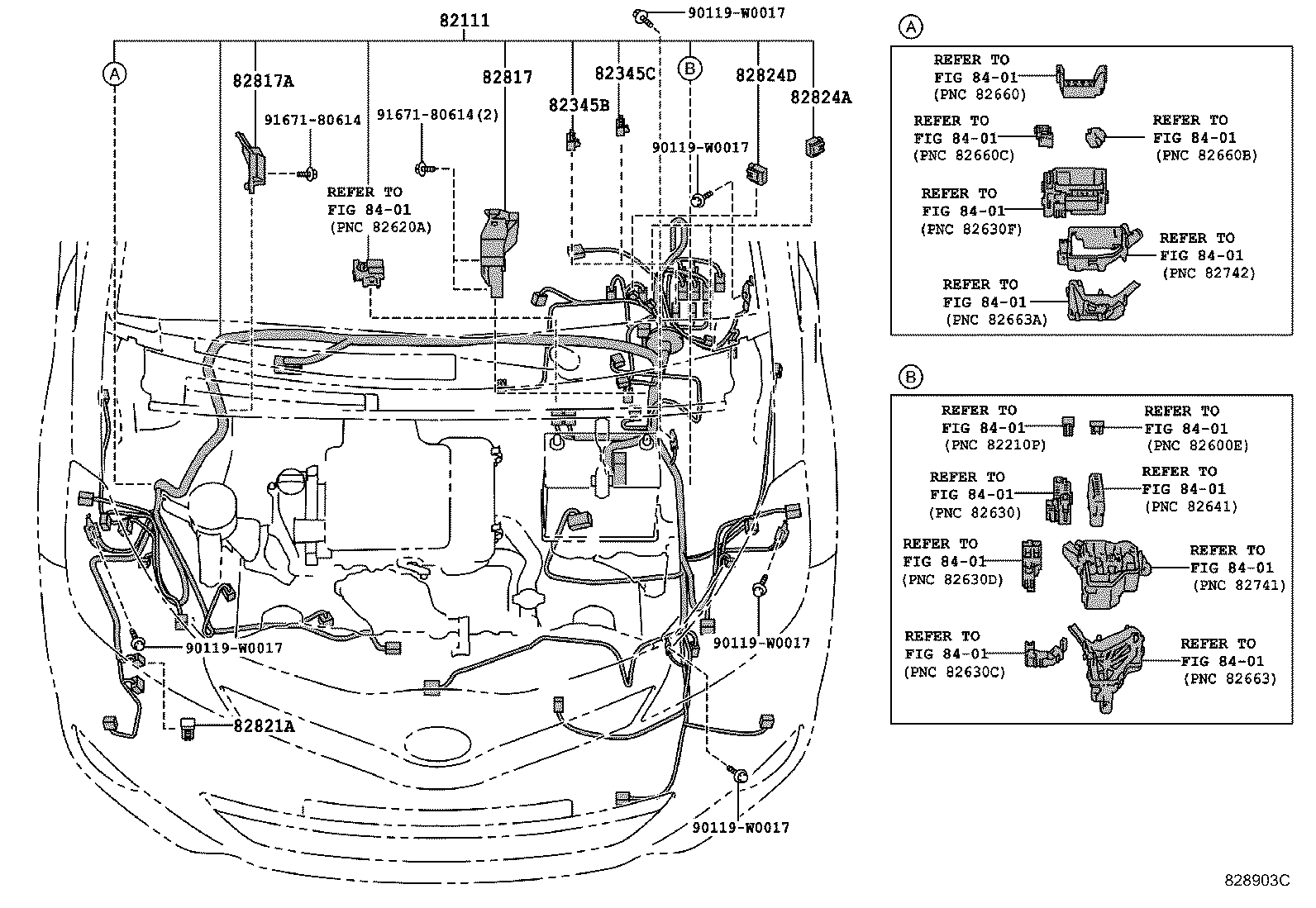 Toyota 82161-0DM30 WIRE, FLOOR