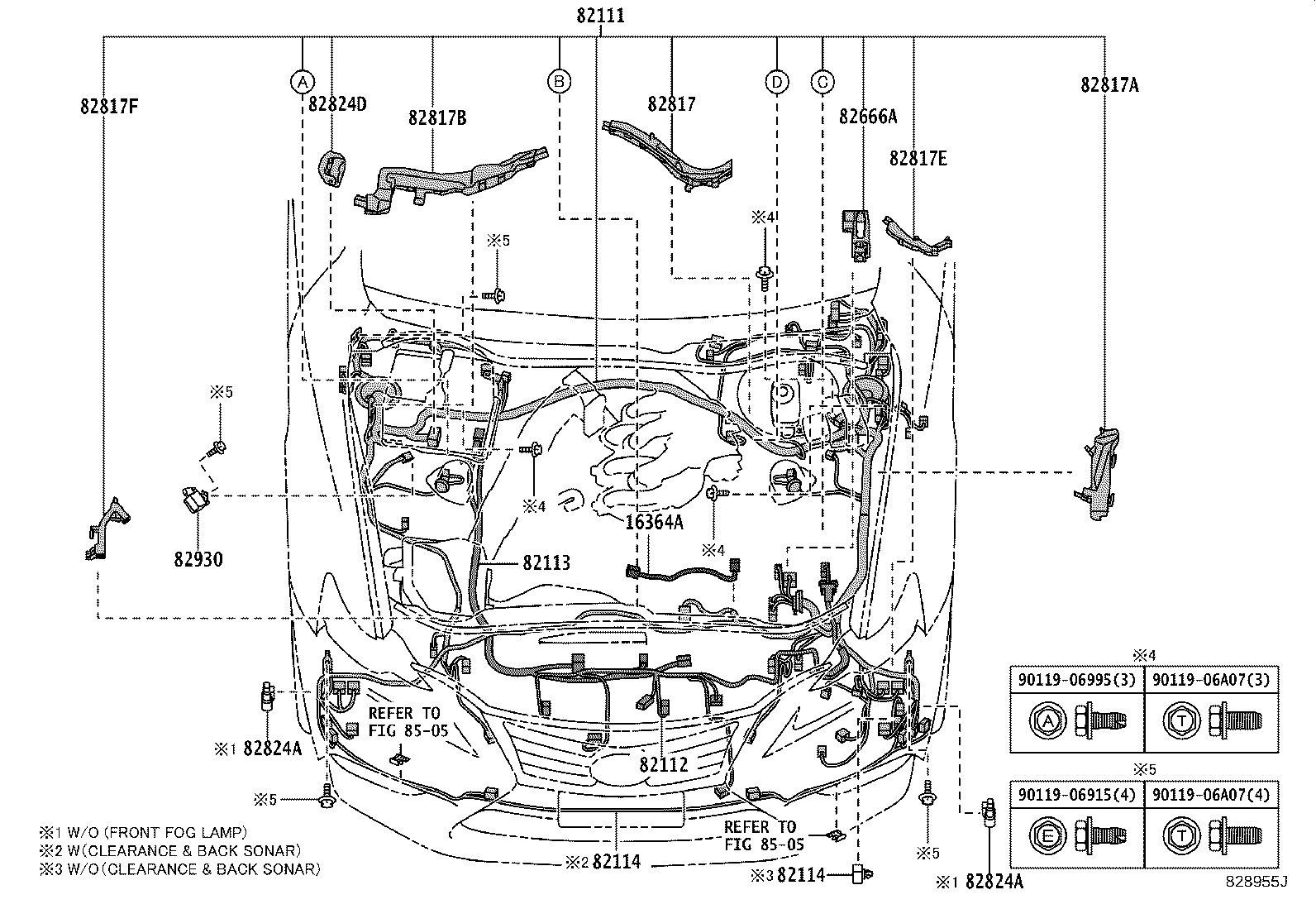 82142-53170 WIRE, INSTRUMENT PANEL, NO.2 product image