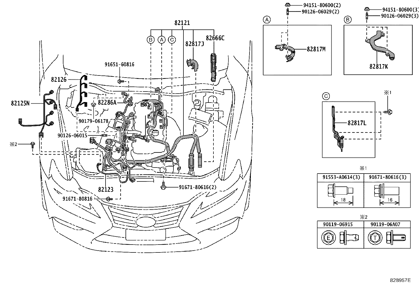 82817-53760 PROTECTOR, WIRING HARNESS, NO.1 product image