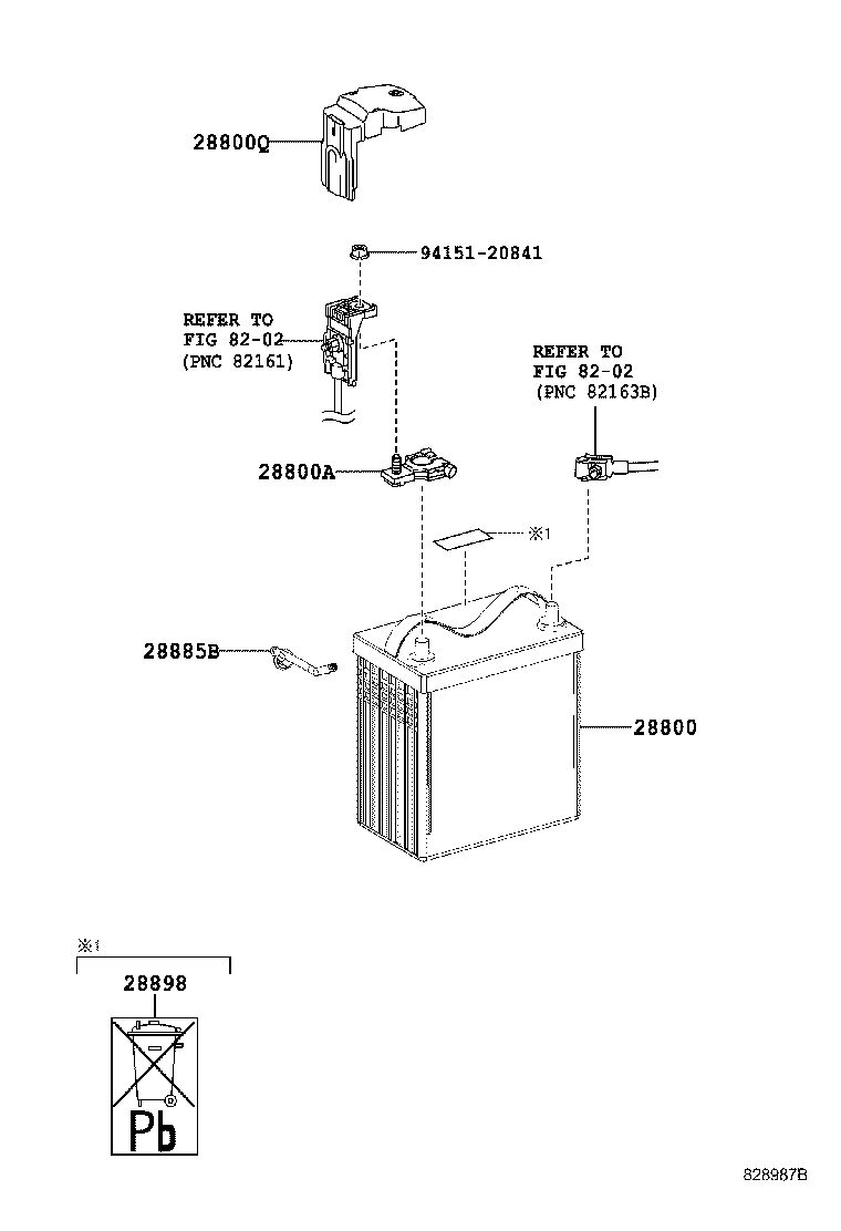 28899-47010 INSULATOR, BATTERY product image